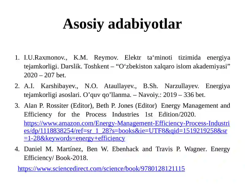 ENERGIYA TEJAMKORLIK ASOSLARI 4