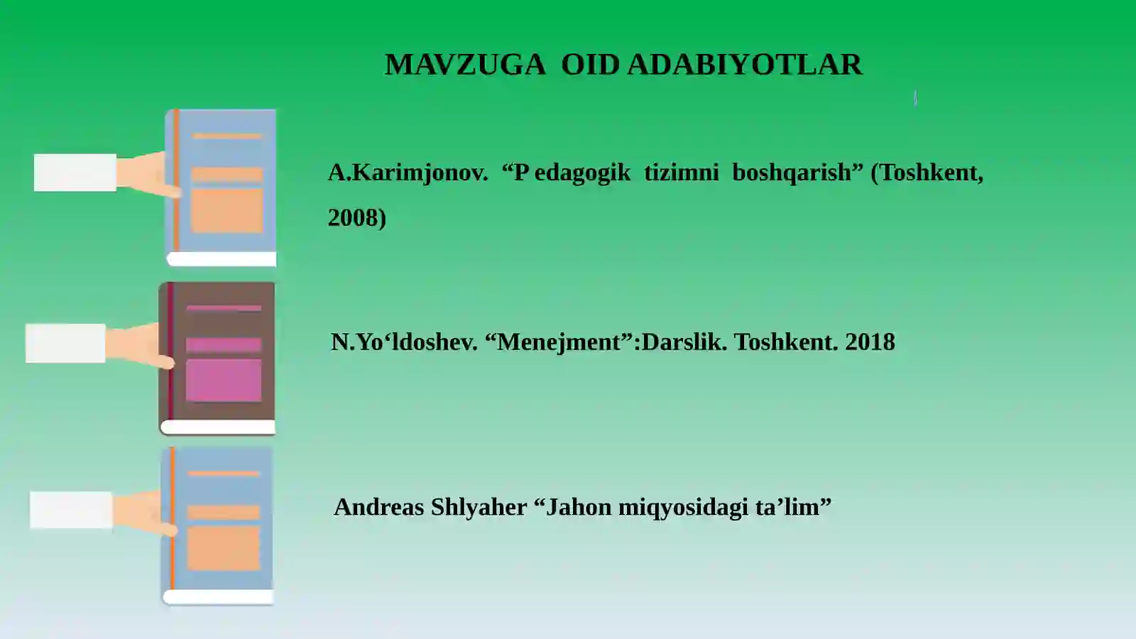 MAKTABDA O‘ZGARISHGA NISBATAN INDIVIDUAL TO‘SIQLARNI BARTARAF ETISH 4