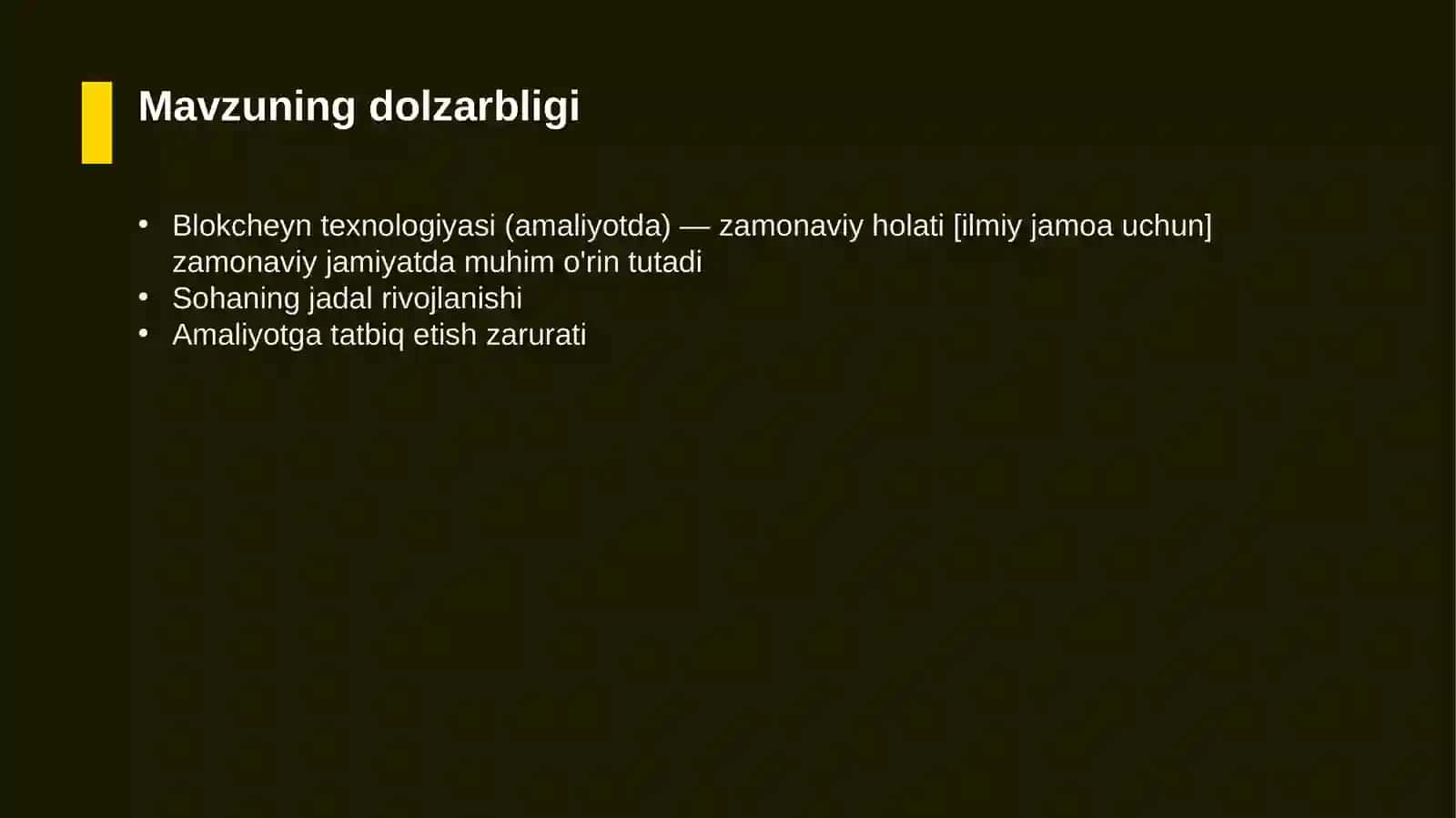 Blokcheyn texnologiyasi (amaliyotda) — zamonaviy holati [ilmiy jamoa uchun] 4