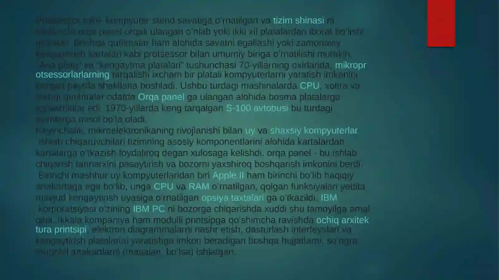 Ona plata bilan tanishish uning turini imkoniyatlarini aniqlash 4