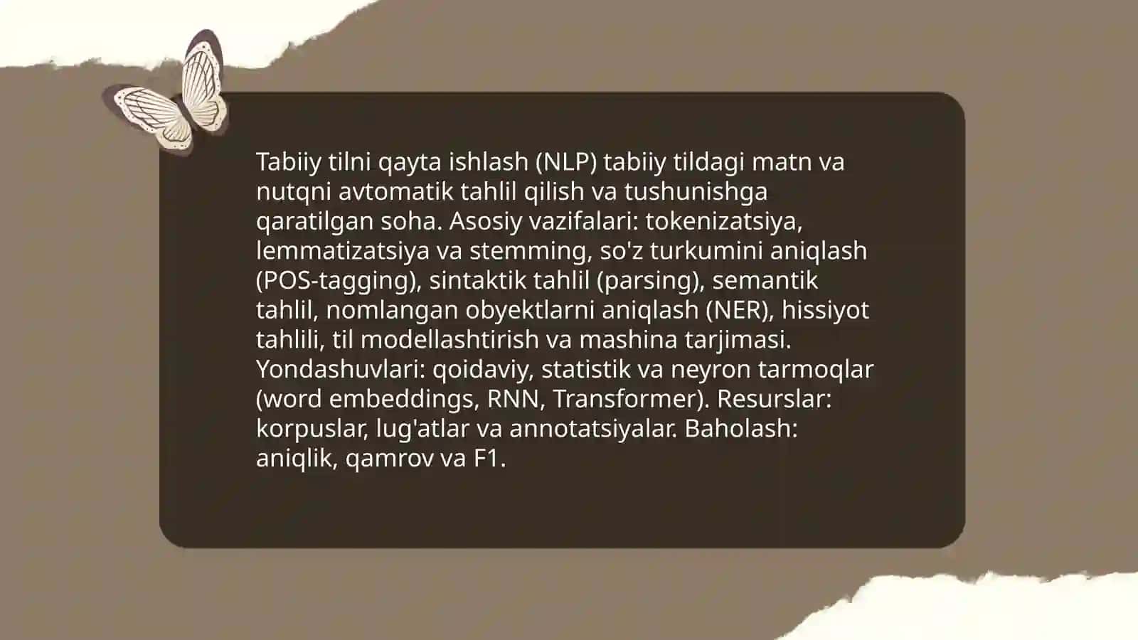 Kompyuter lingvistikasi 4