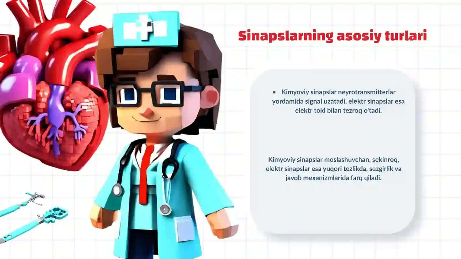 Sinapslarning turli moddalarga sezgirligi 4