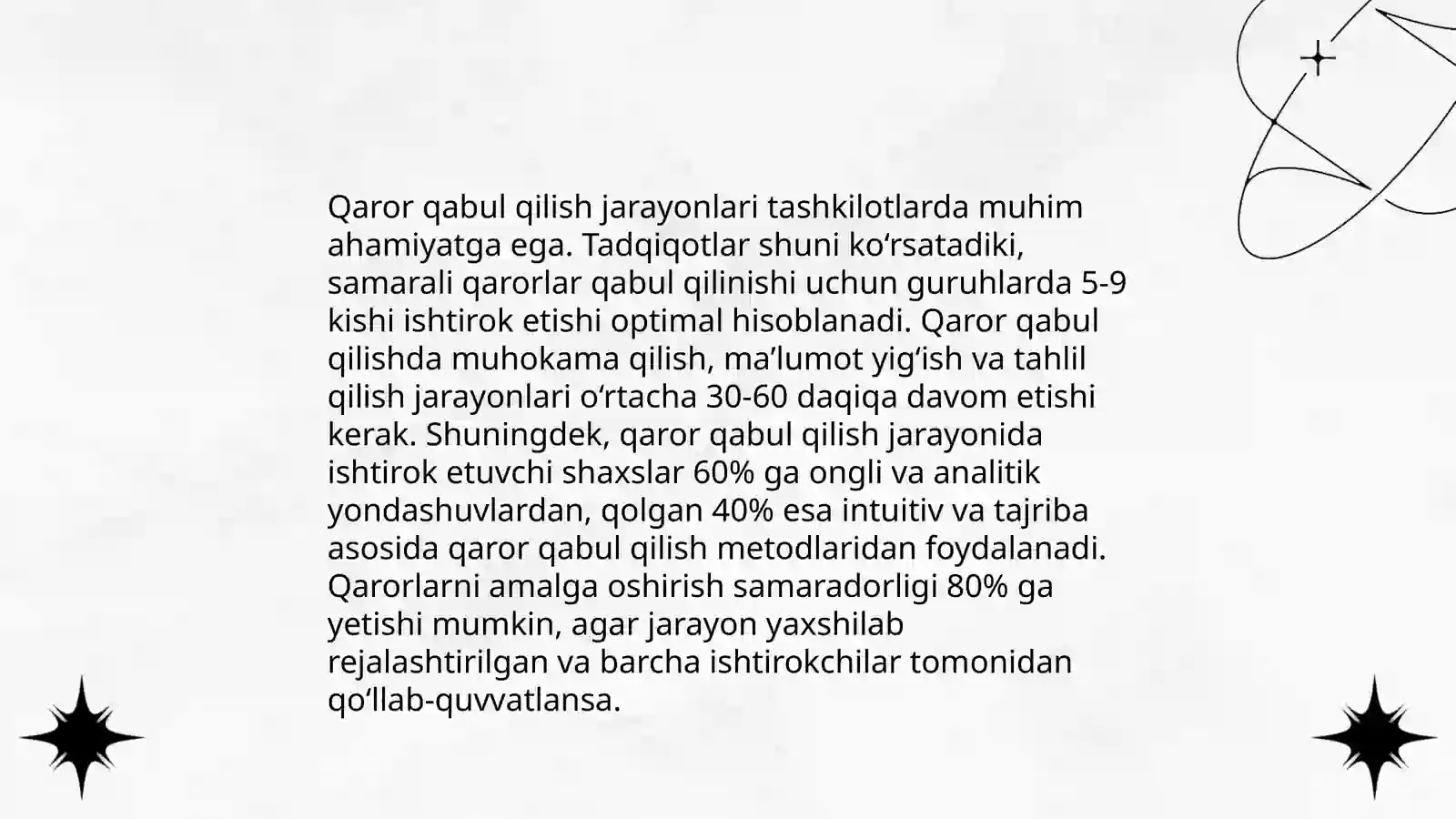 Boshqaruvda qaror qabul qilish 4