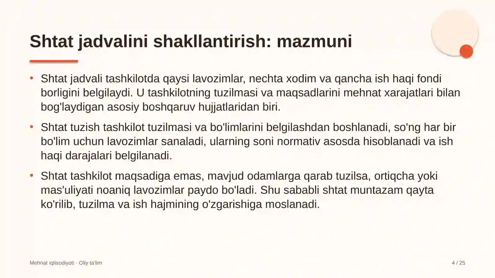buyurtmaxonalarda shtat jadvalini shakllantirish 3717 4