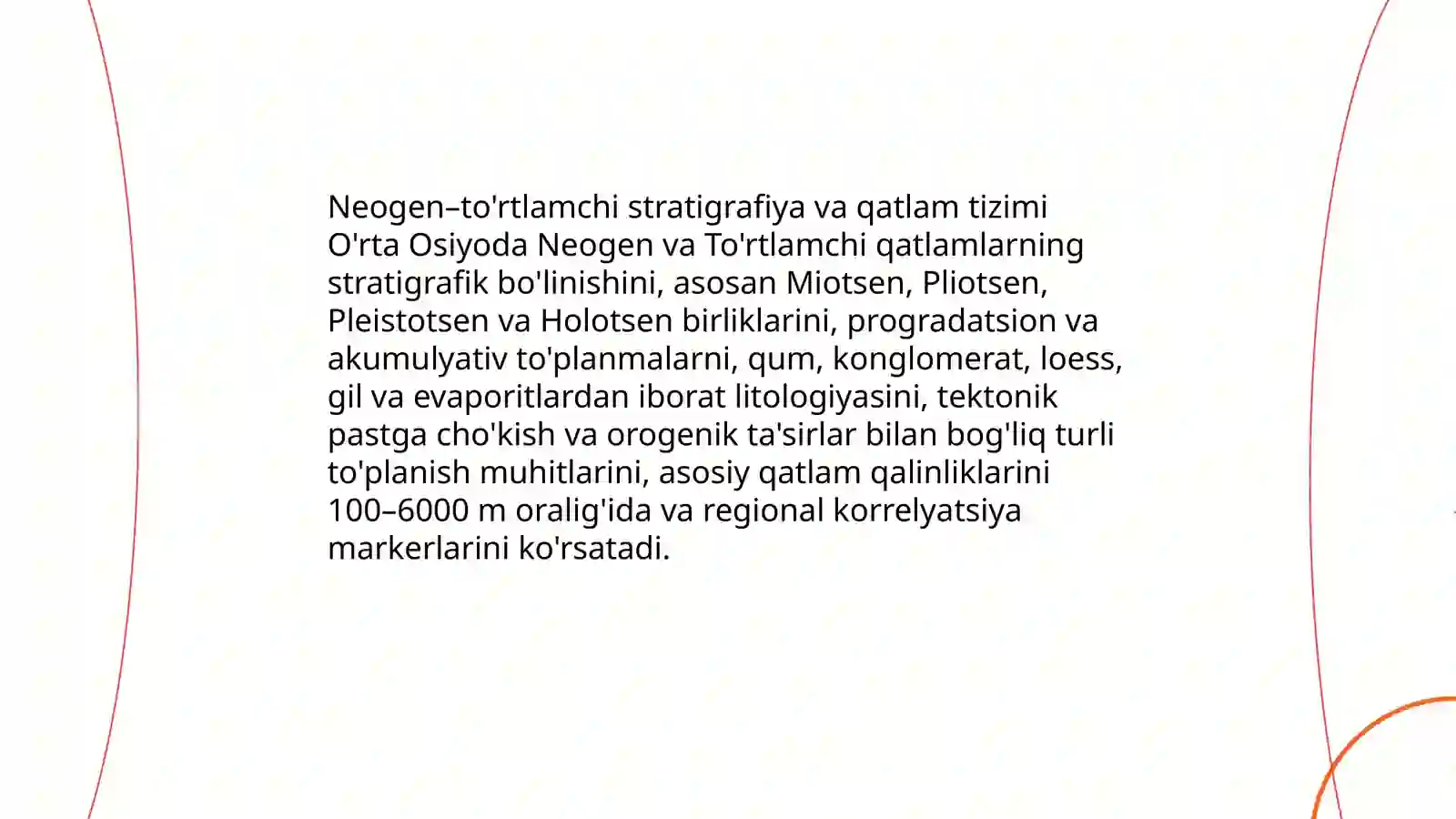 O'rta Osiyoning neogen va to'rtlamchi davr geologik tarixi 4