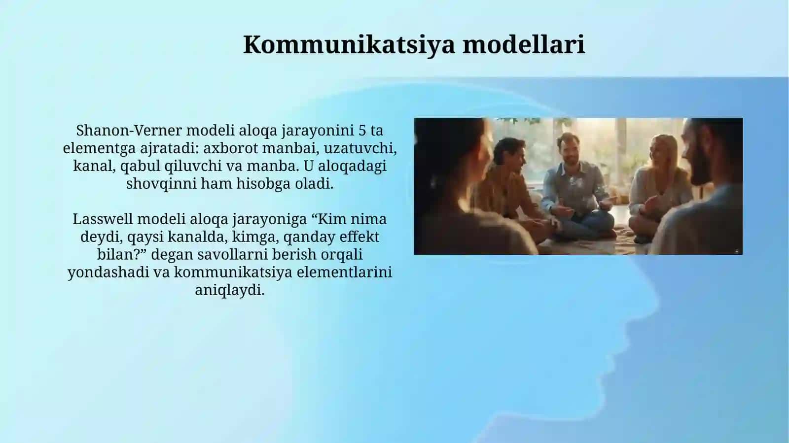 Qobiliyat. Muloqot. Gurux va jamoapsixologiyasi 4