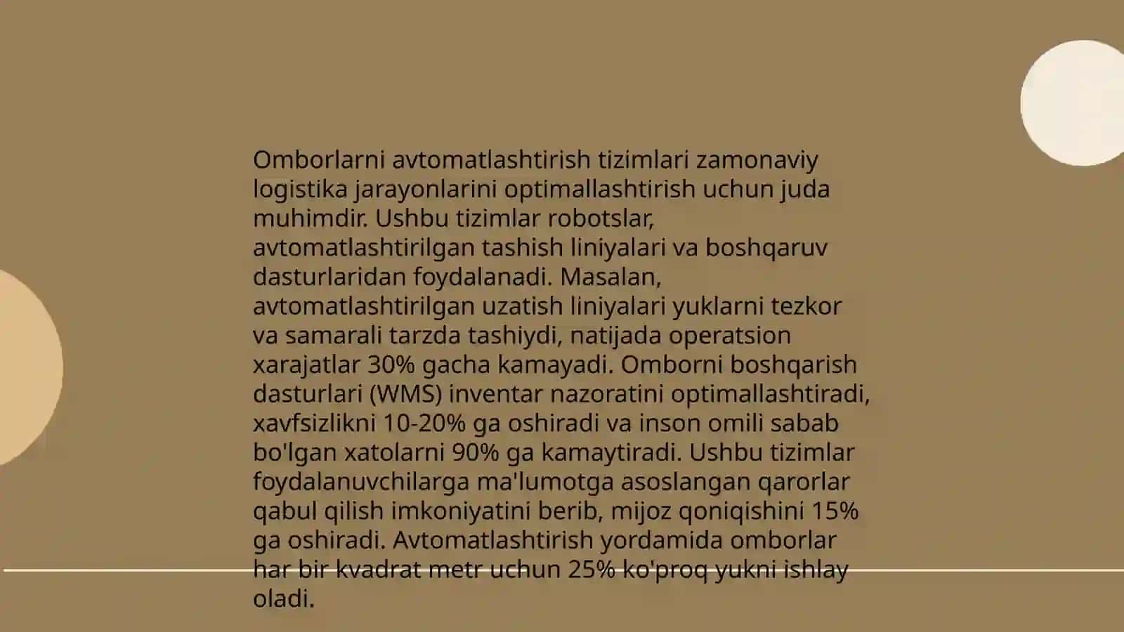 SUV omborlarida samarali logistika strategiyalari 4