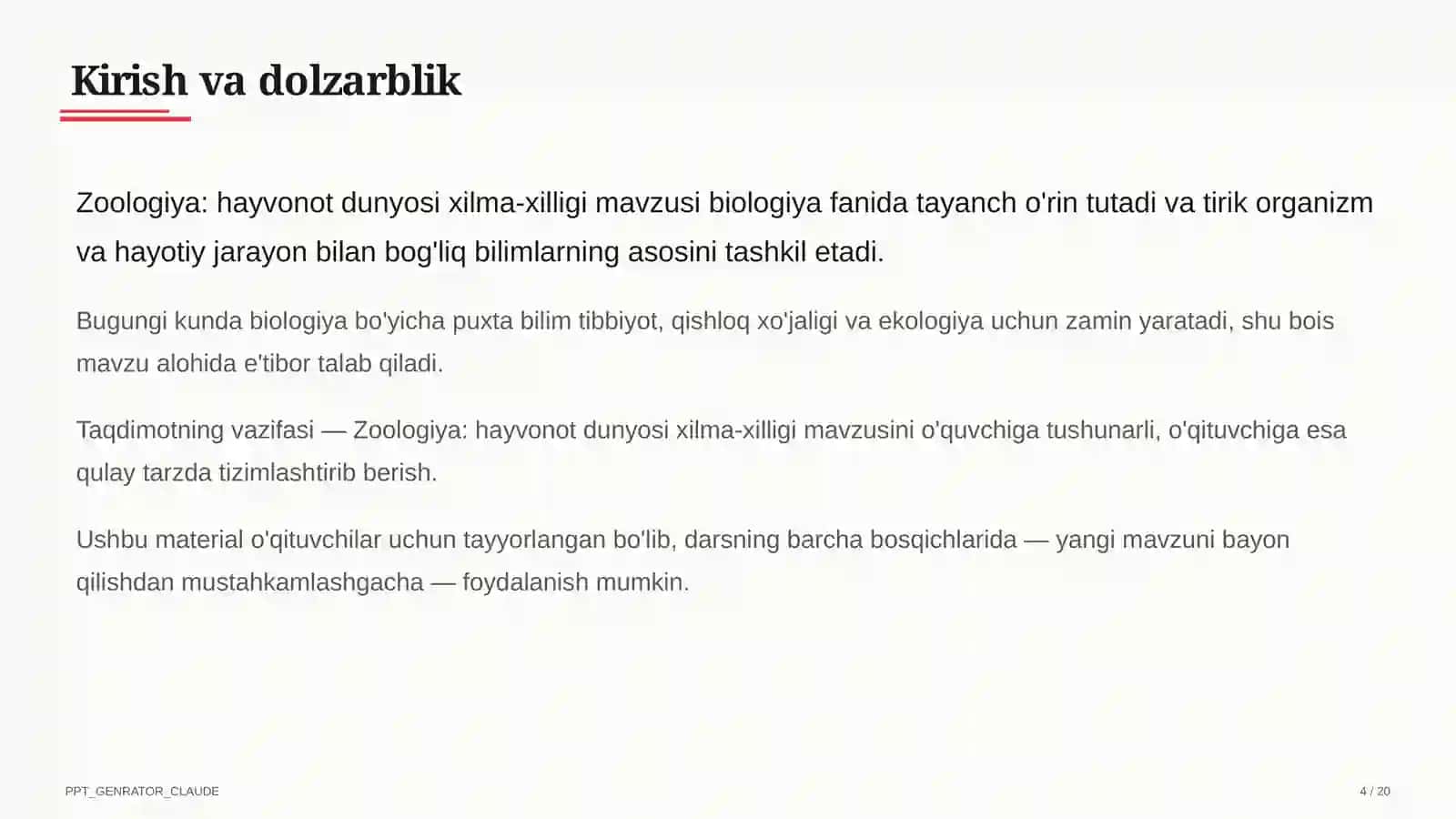Zoologiya: hayvonot dunyosi xilma-xilligi (7-sinf) 4