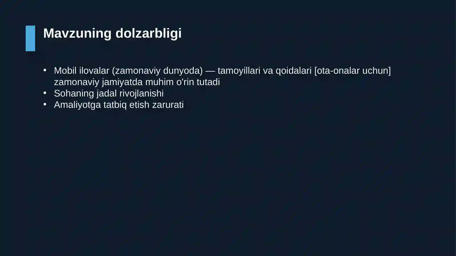 Mobil ilovalar (zamonaviy dunyoda) — tamoyillari va qoidalari [ota-onalar uchun] 4