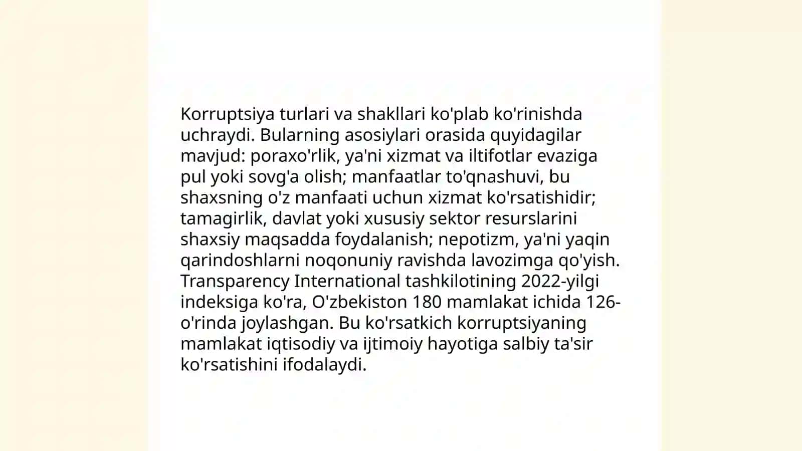 Korruptsiyaga qarshi kurashish 4