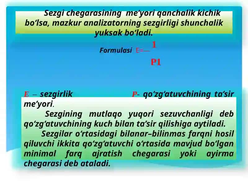 Sezgivaidrokmuammosiningmuammosiningnazariymasalalari 4