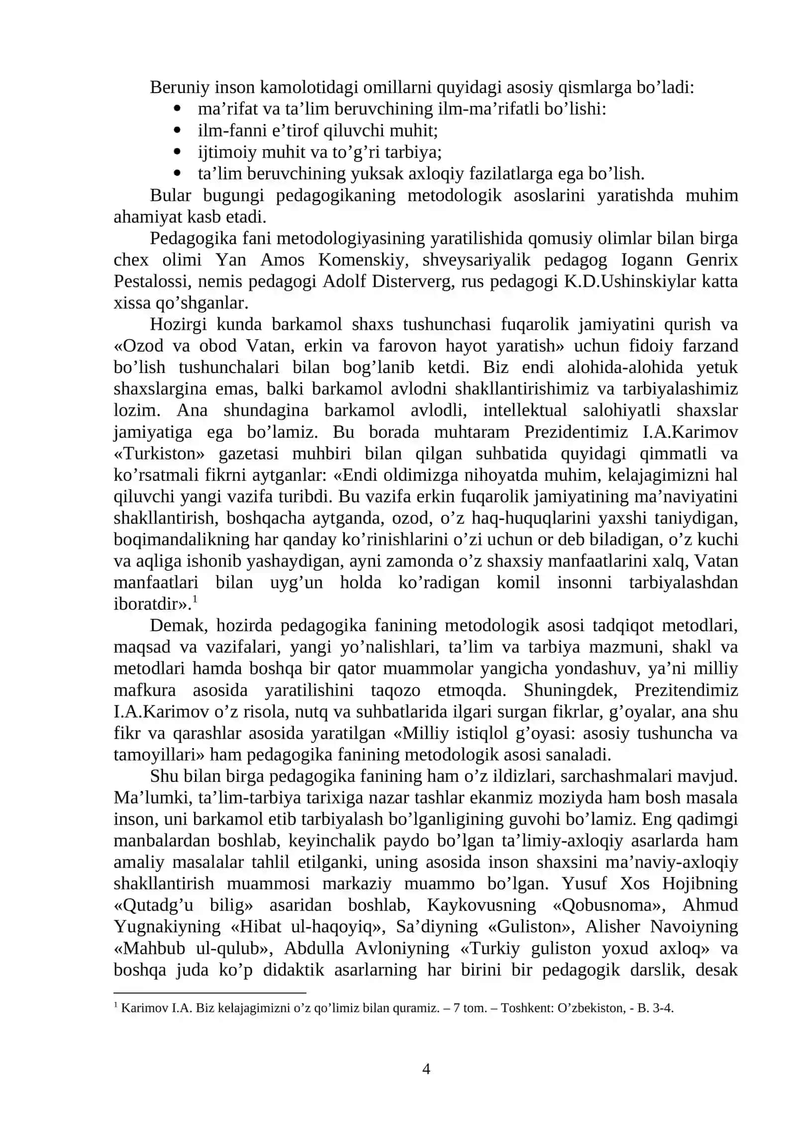 BARKAMOL AVLOD SHAKLLANISHIDA USTOZ-SHOGIRD TIZIMINING ROLI 4