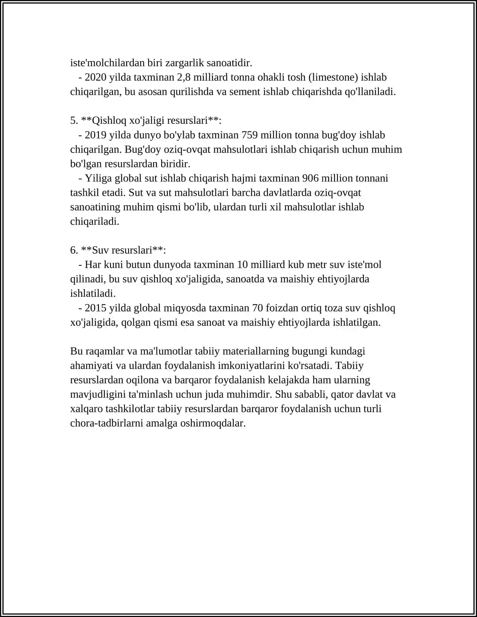 TABIAT MATERIALLARDAN KOʻRGAZMALAR TAYYORLASH 4