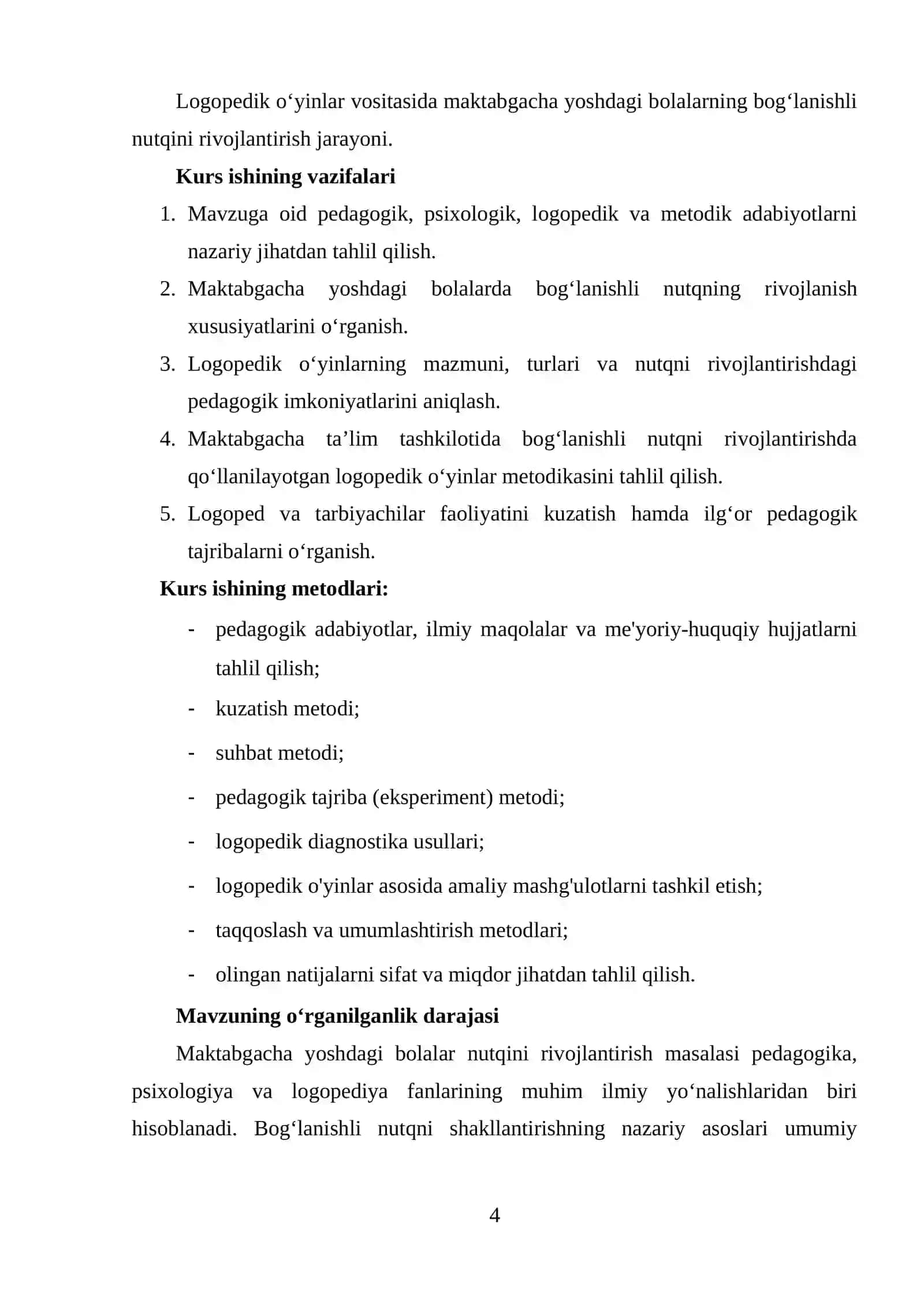 MAKTABGACHA TA’LIM TASHKILOTIDA BOG‘LANISHLI NUTQNI RIVOJLANTIRISHNING NAZARIY ASOSLARI 4