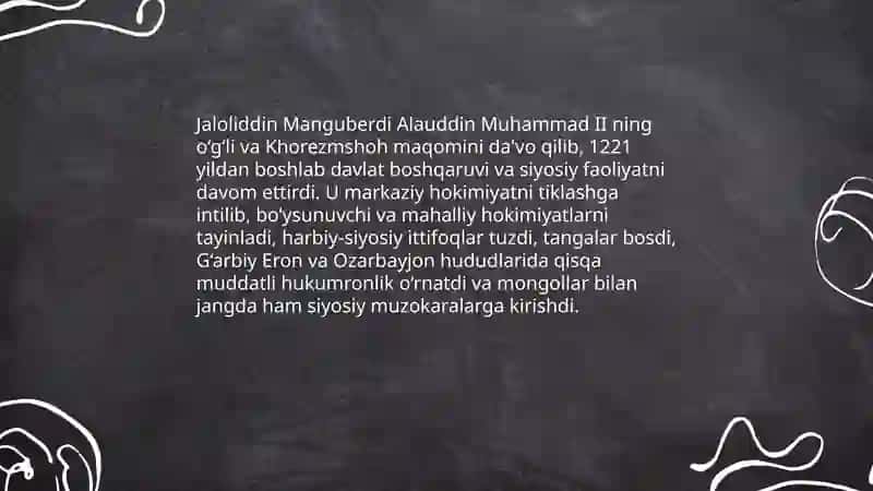 Jaloliddin Manguberdi Vatan. Himoyachisi 4