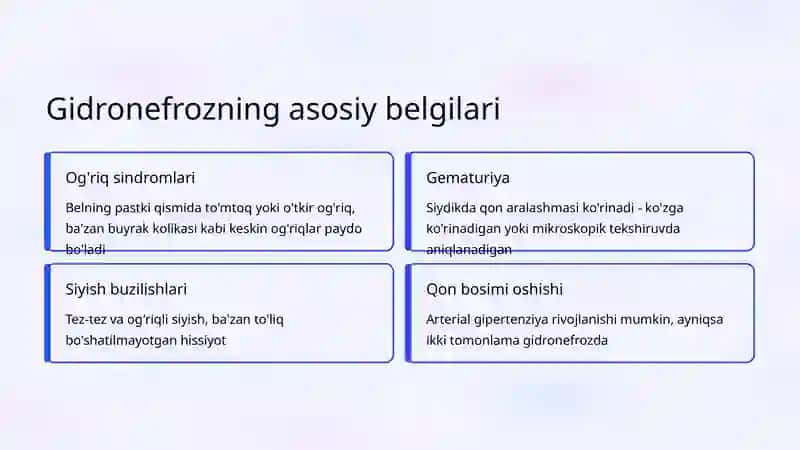 Gidronefrozning bolalardagi xususiyatlari 4