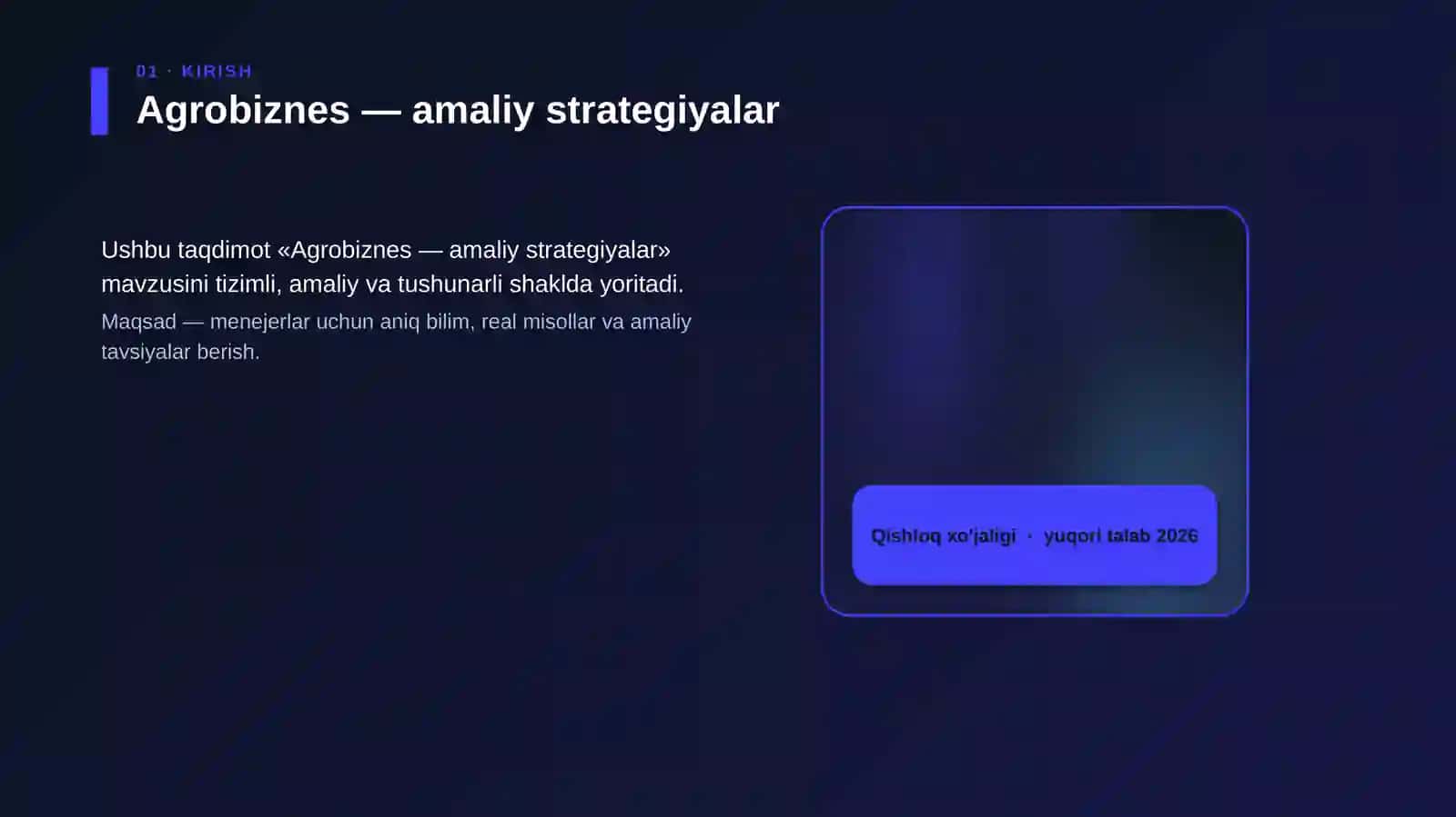 Agrobiznes — amaliy strategiyalar 4