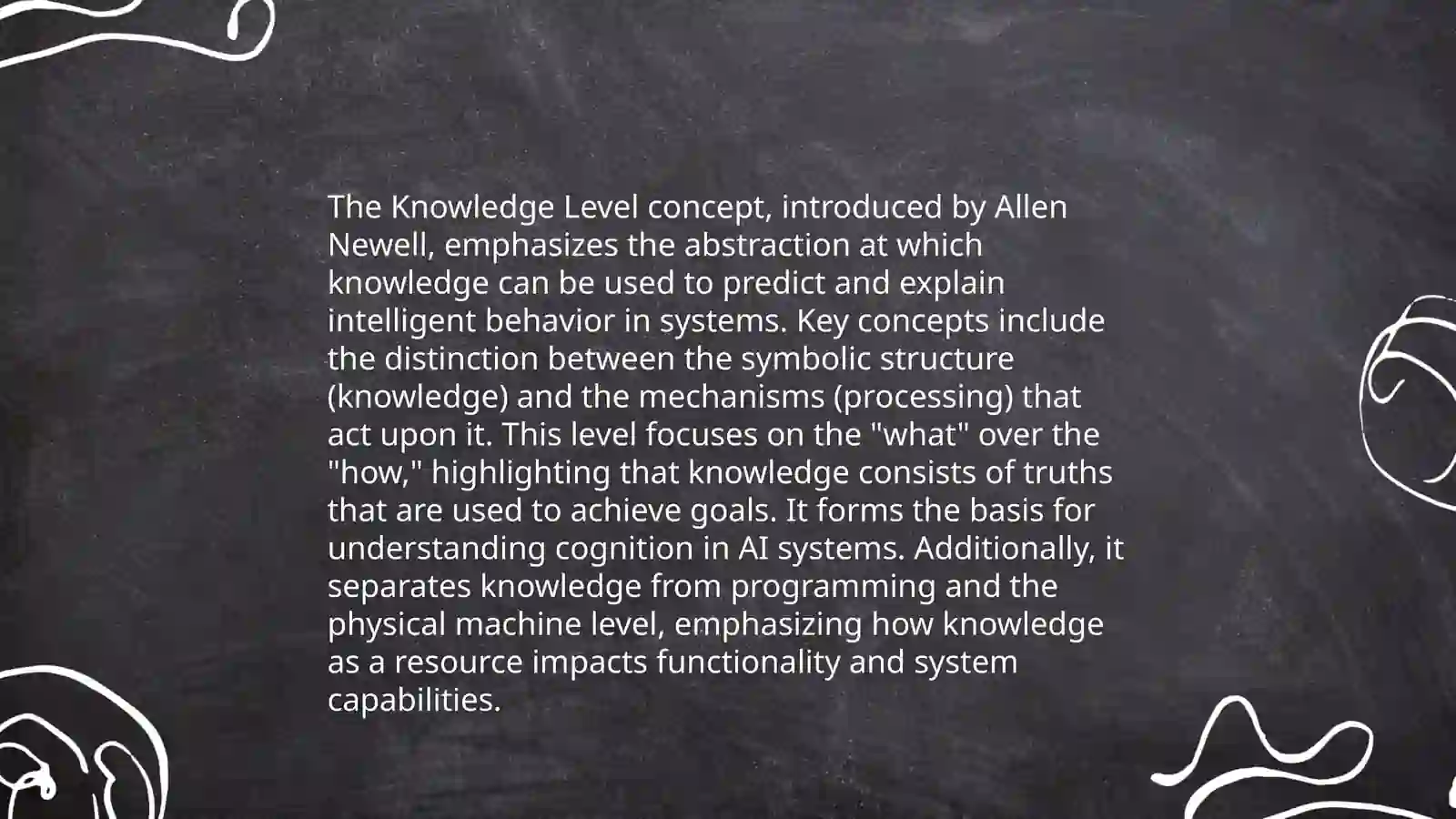 Bloom's taxonomy: Knowledge and Comprehension level 4
