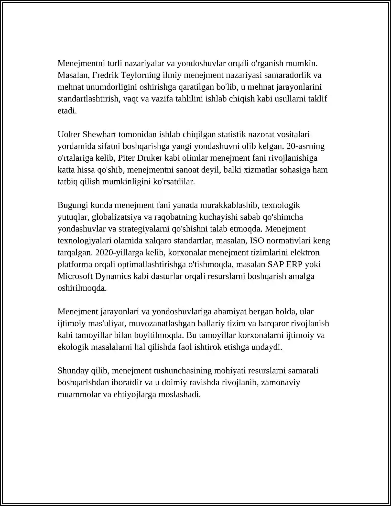 MENEJMENTNING NAZARIY ASOSLARI 4