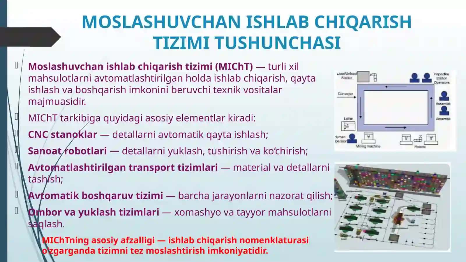 OMMAVIY XIZMAT KO‘RSATISH TIZIMI ASOSIDA MOSLASHUVCHAN ISHLAB CHIQARISH TIZIMLARINIMODELLASHTIRISH 4