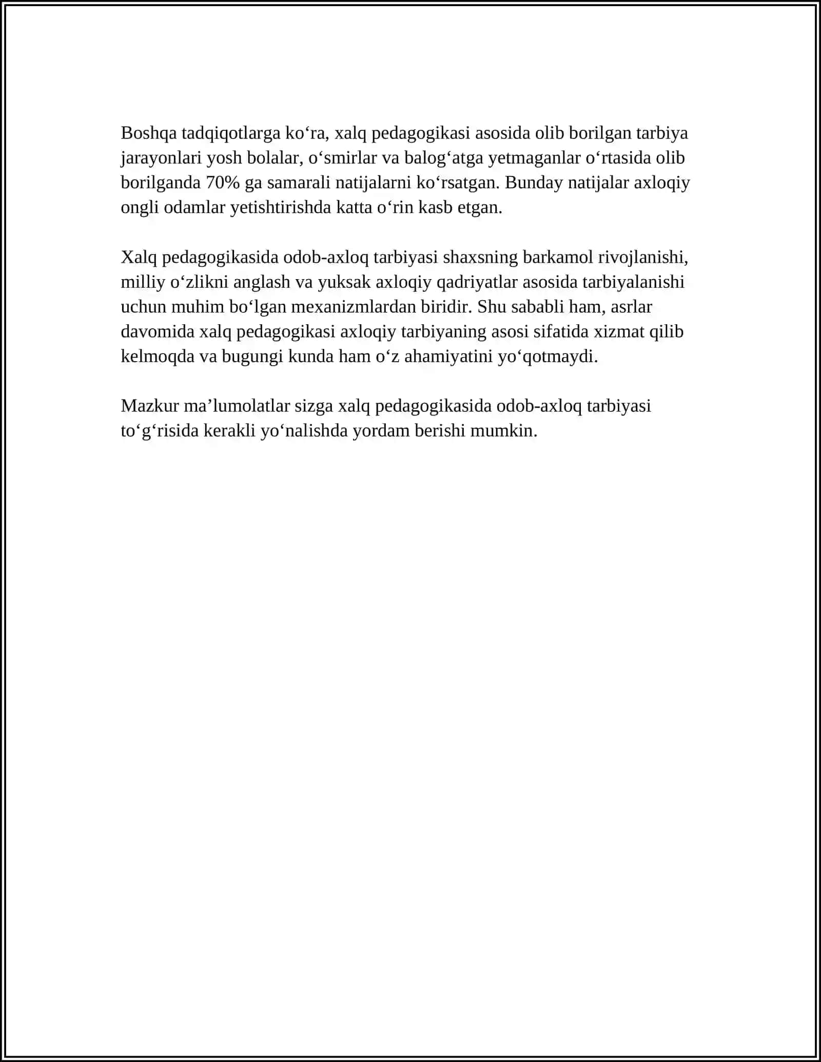 XALQ PEDAGOGIKASI 4