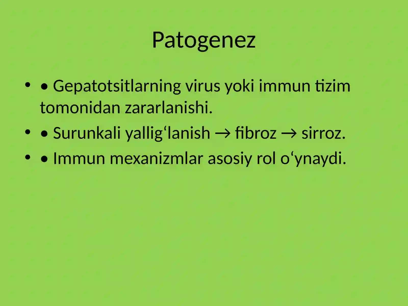 Bolalarda Surunkali Gepatit 4