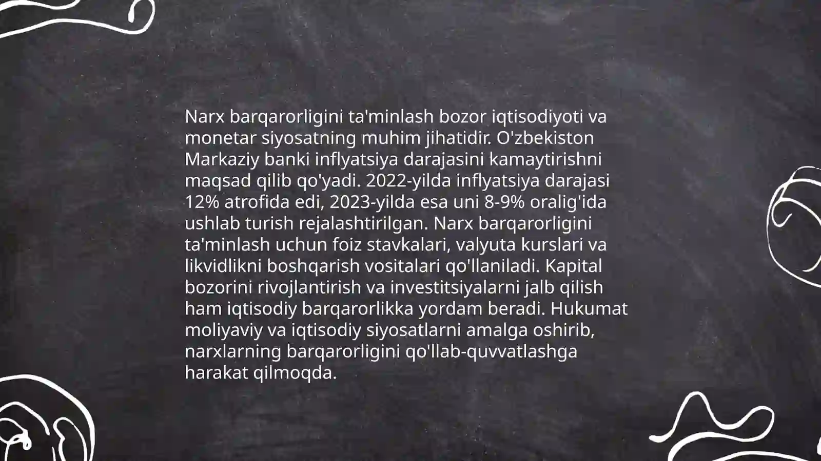 Pul-kredit siyosatining asosiy maqsadlari 4