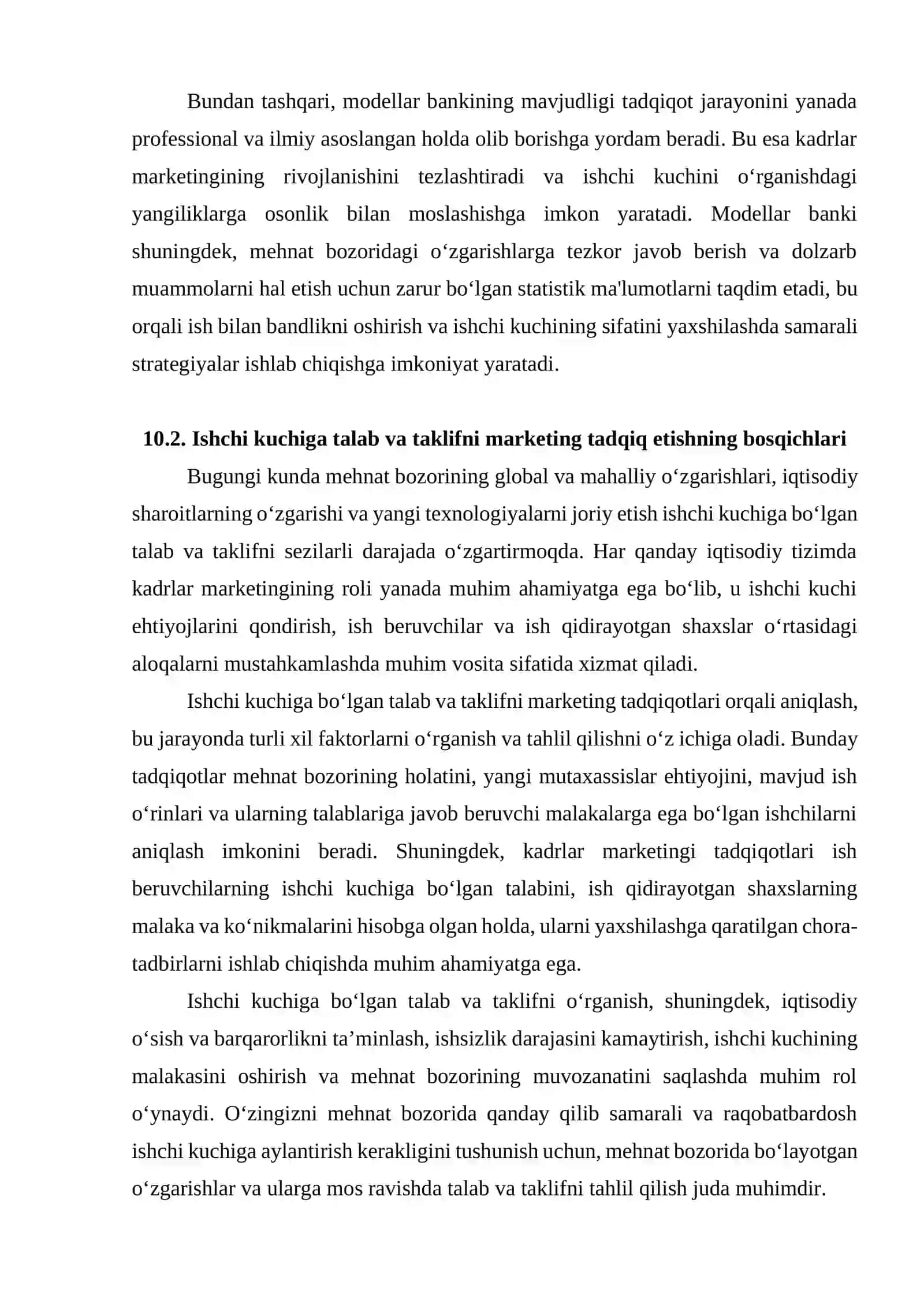 BOB. MEHNAT BOZORINING KADRLAR MARKETINGI TADQIQOTI 4