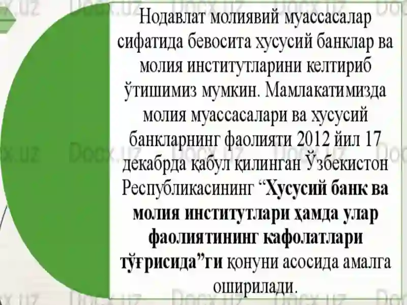 MOLIYAVIY MUASSASALAR 4