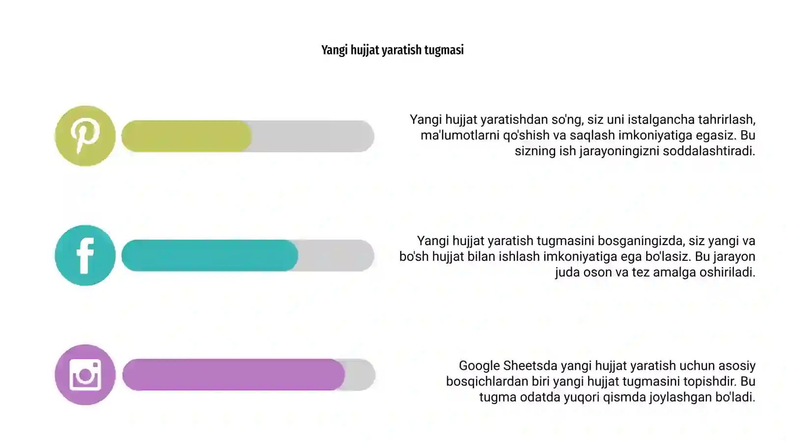 Google Sheetsda yangi hujjat yaratish 4