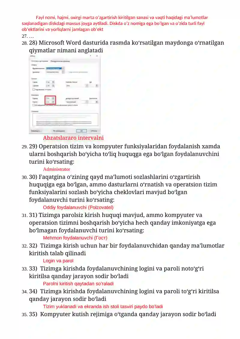 Microsoft Office dasturiy paketi 4