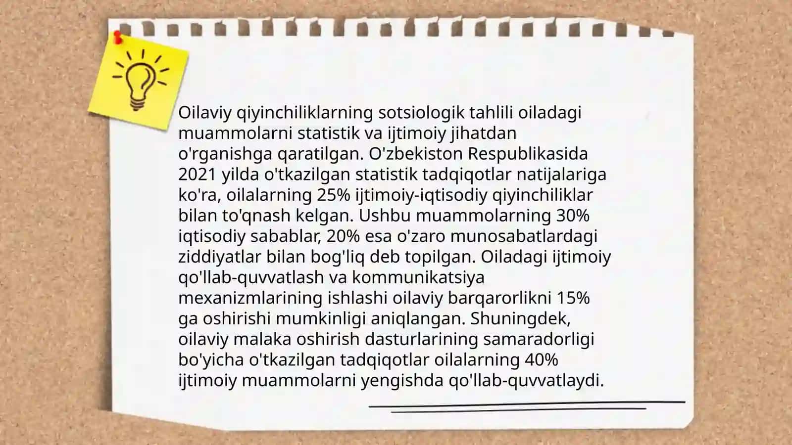 Oilaning ijtimoiy-psixologik ahamiyati 4