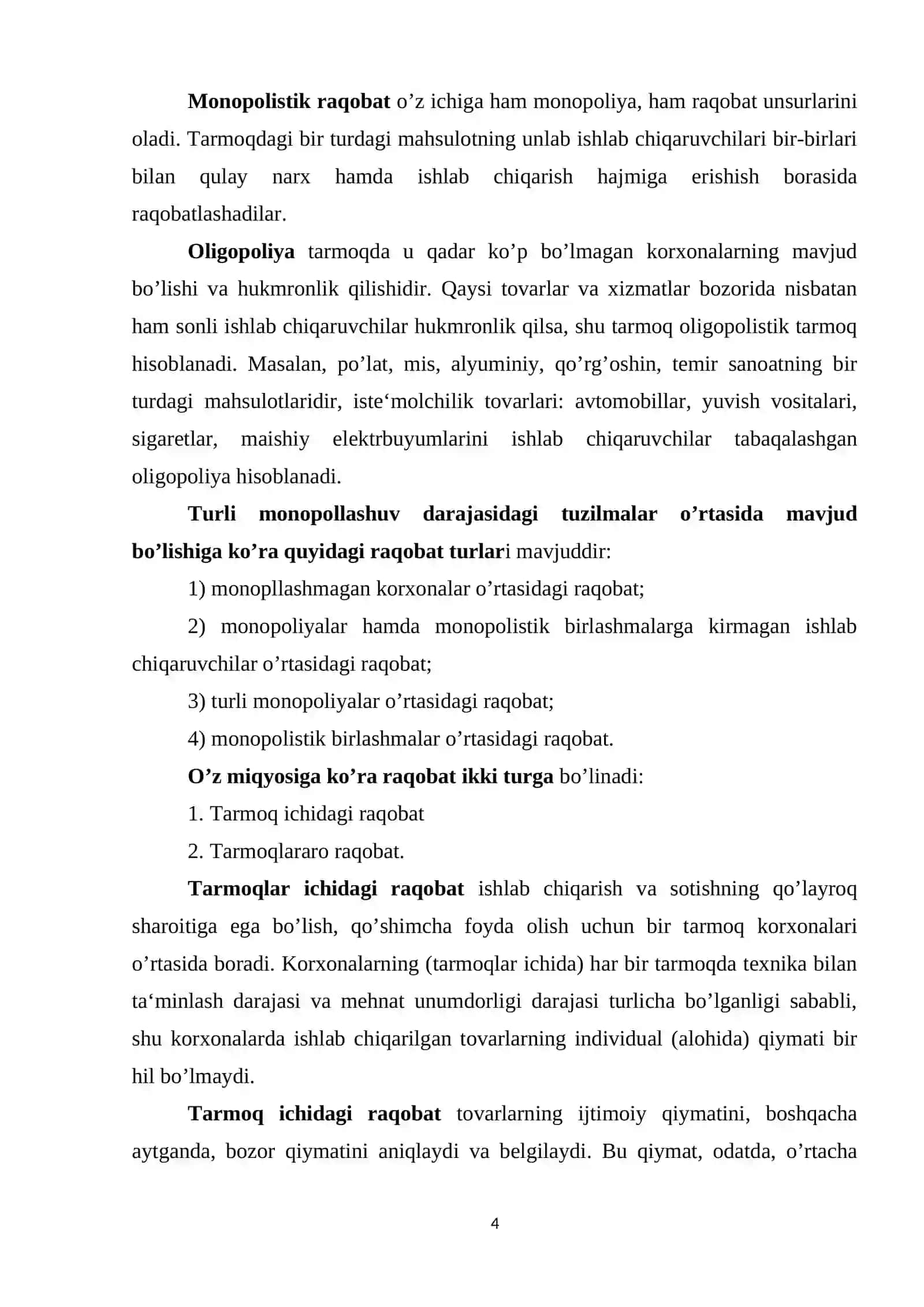 Raqobatlashgan bozorda foyda maksimallashtirish 4