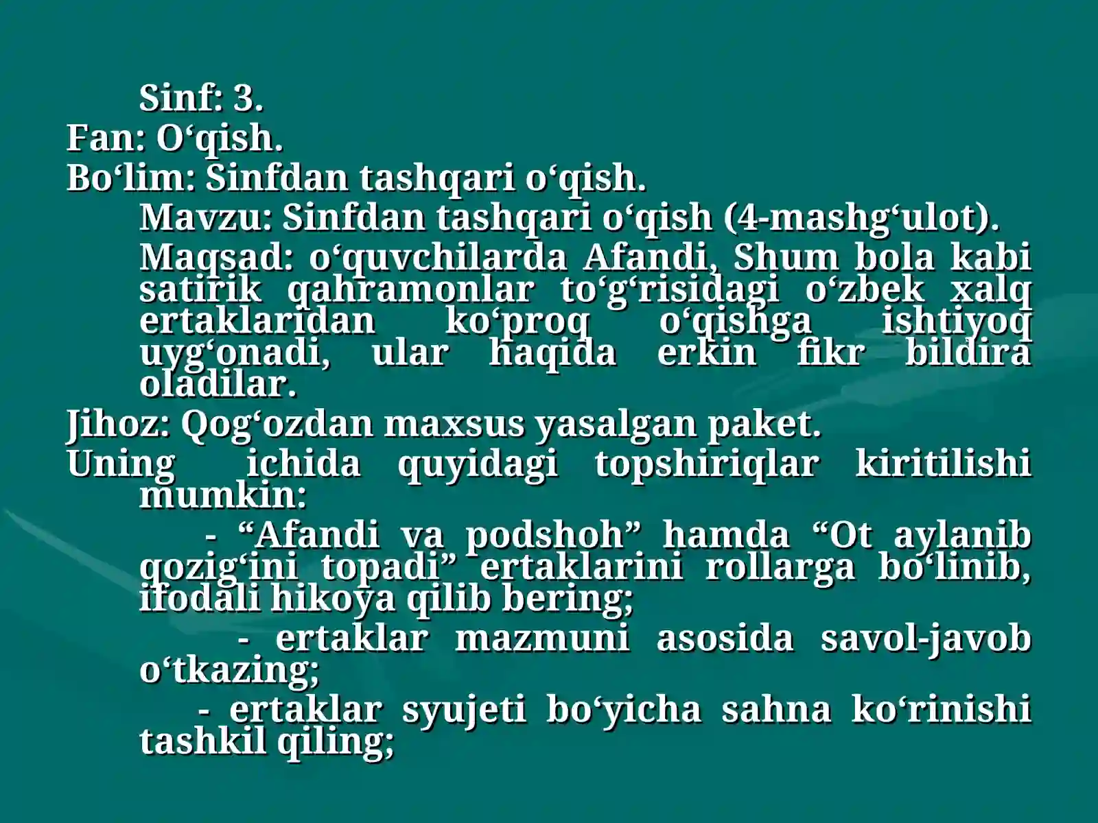 OLTIN QOIDALAR 4