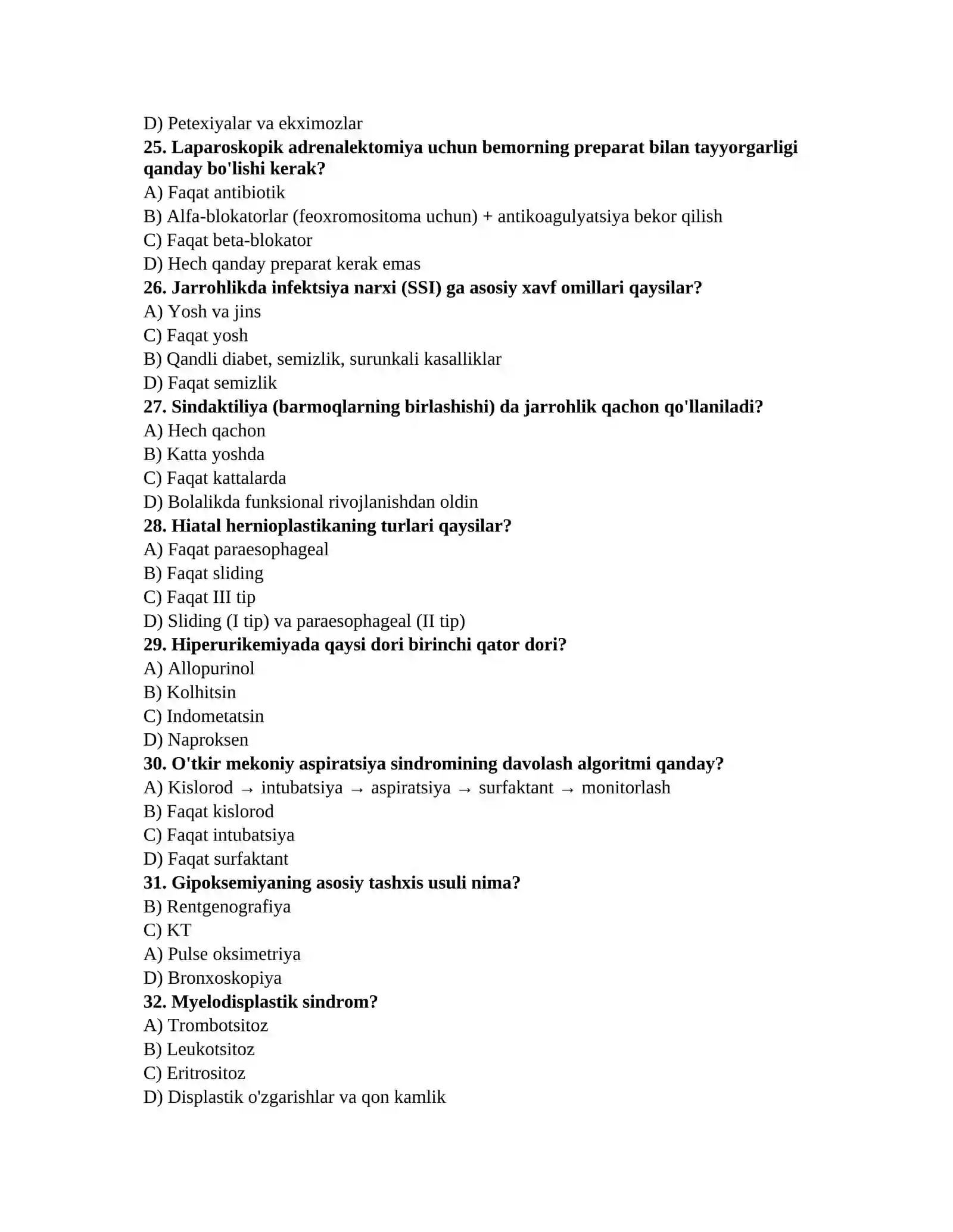 Nostrifikatsiya test savollari 4