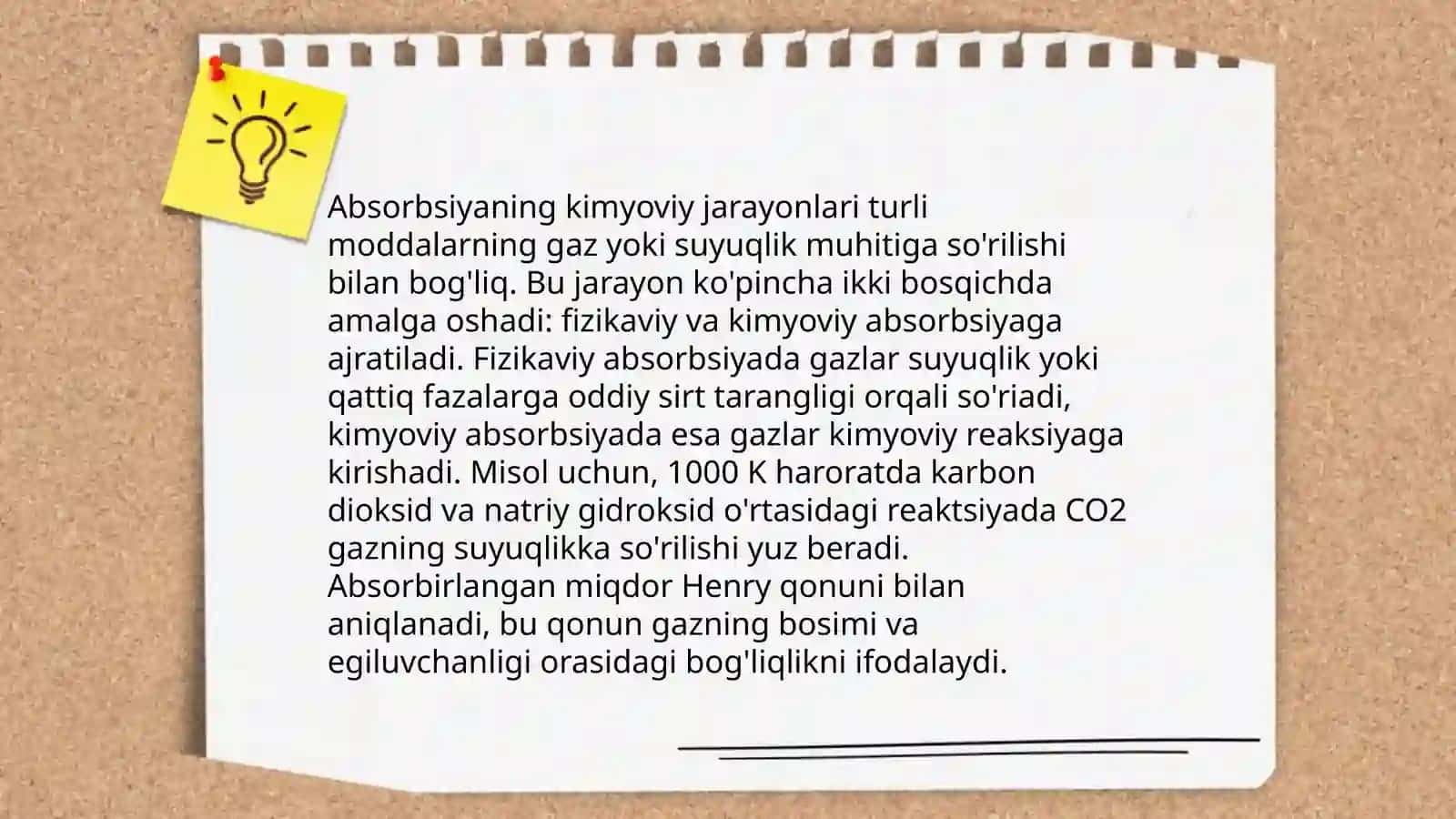 Absorbsiya boʻlimining nazariy asoslari texnologik sxemasi va asosiy apparatlari 4