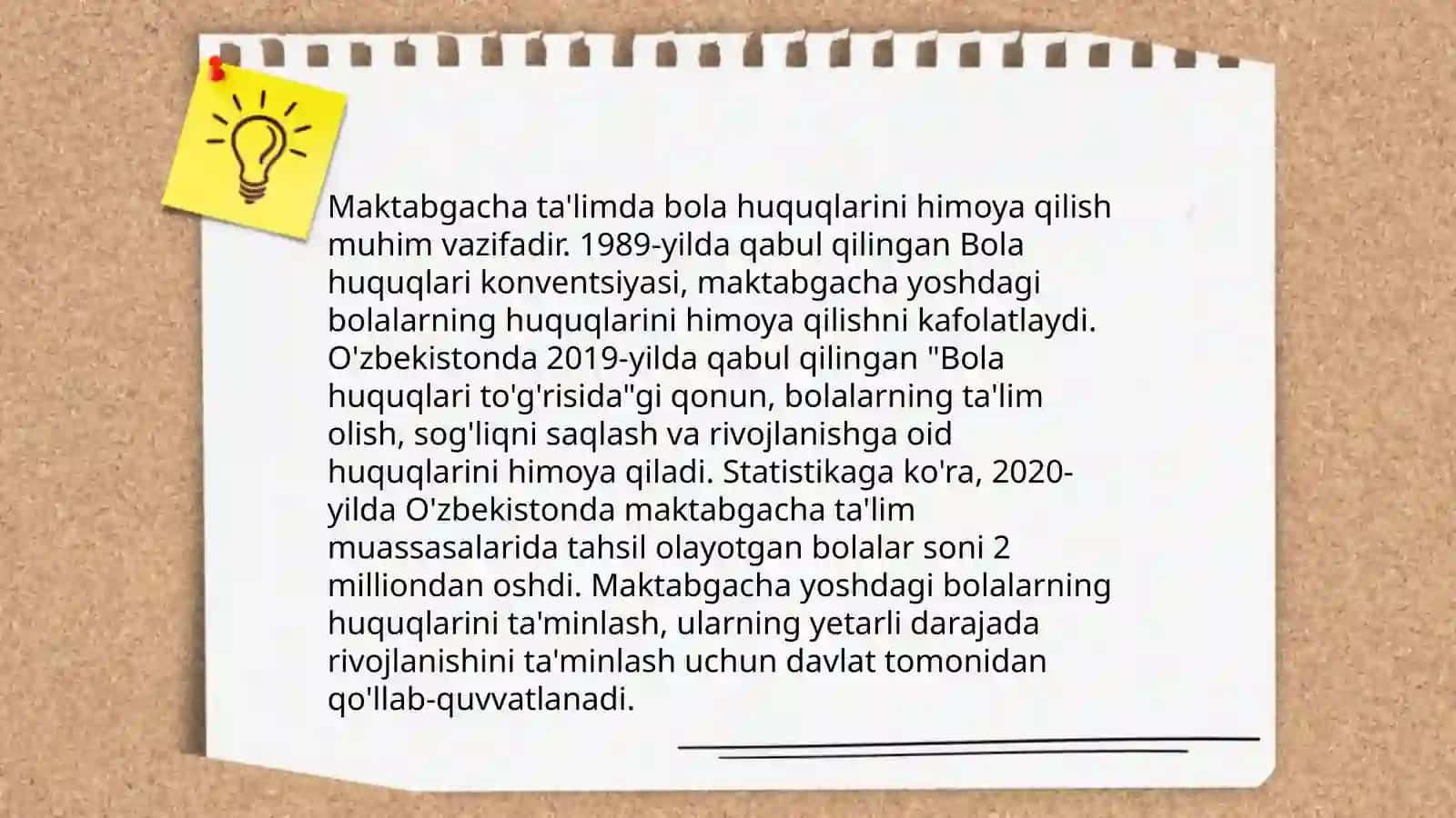 Maktabgacha ta'limda Bola Huquqlari 4