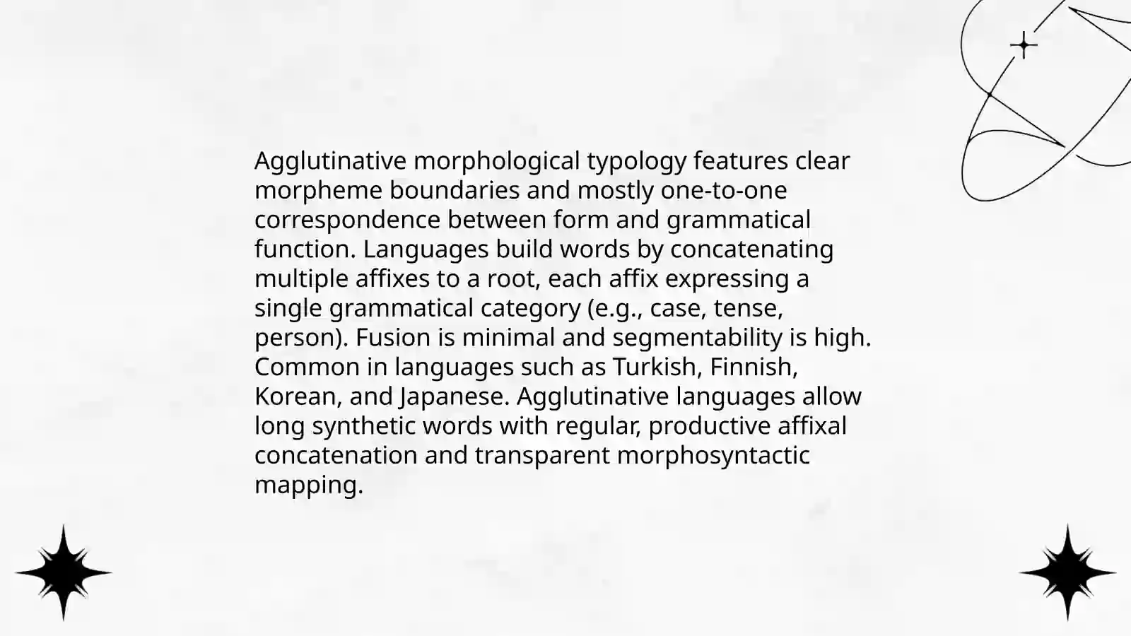 Typology of Morphological Level 4