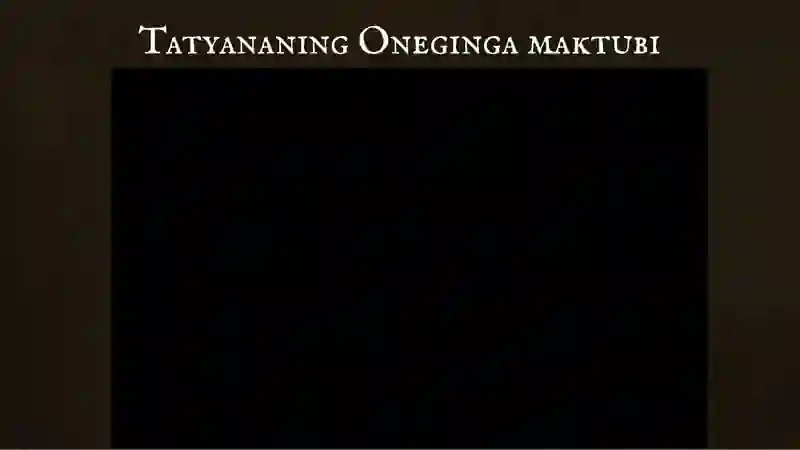 Yevgeniy Onegin 4