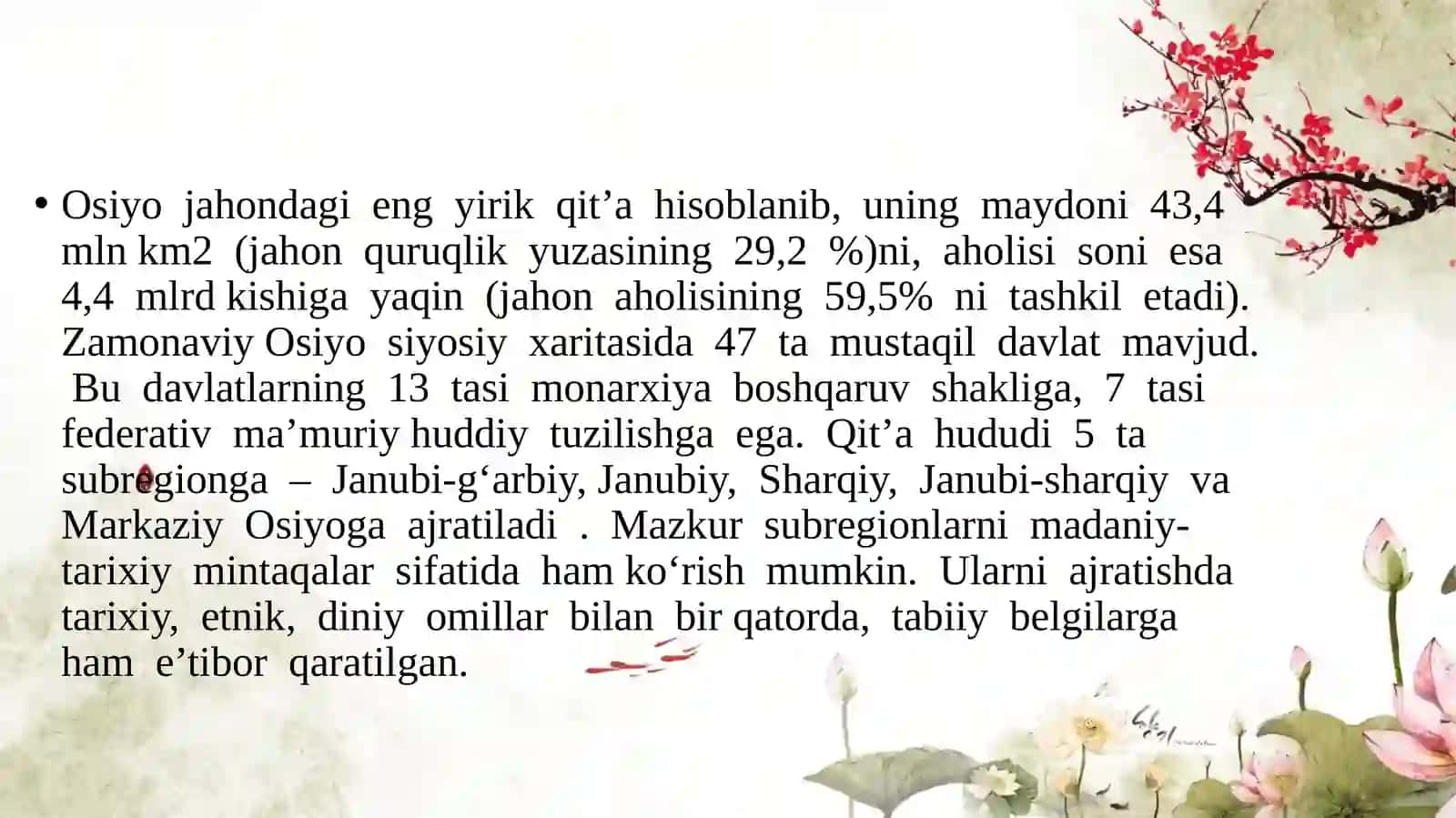 Janubi-G‘arbiy va Janubiy Osiyodavlatlari 4
