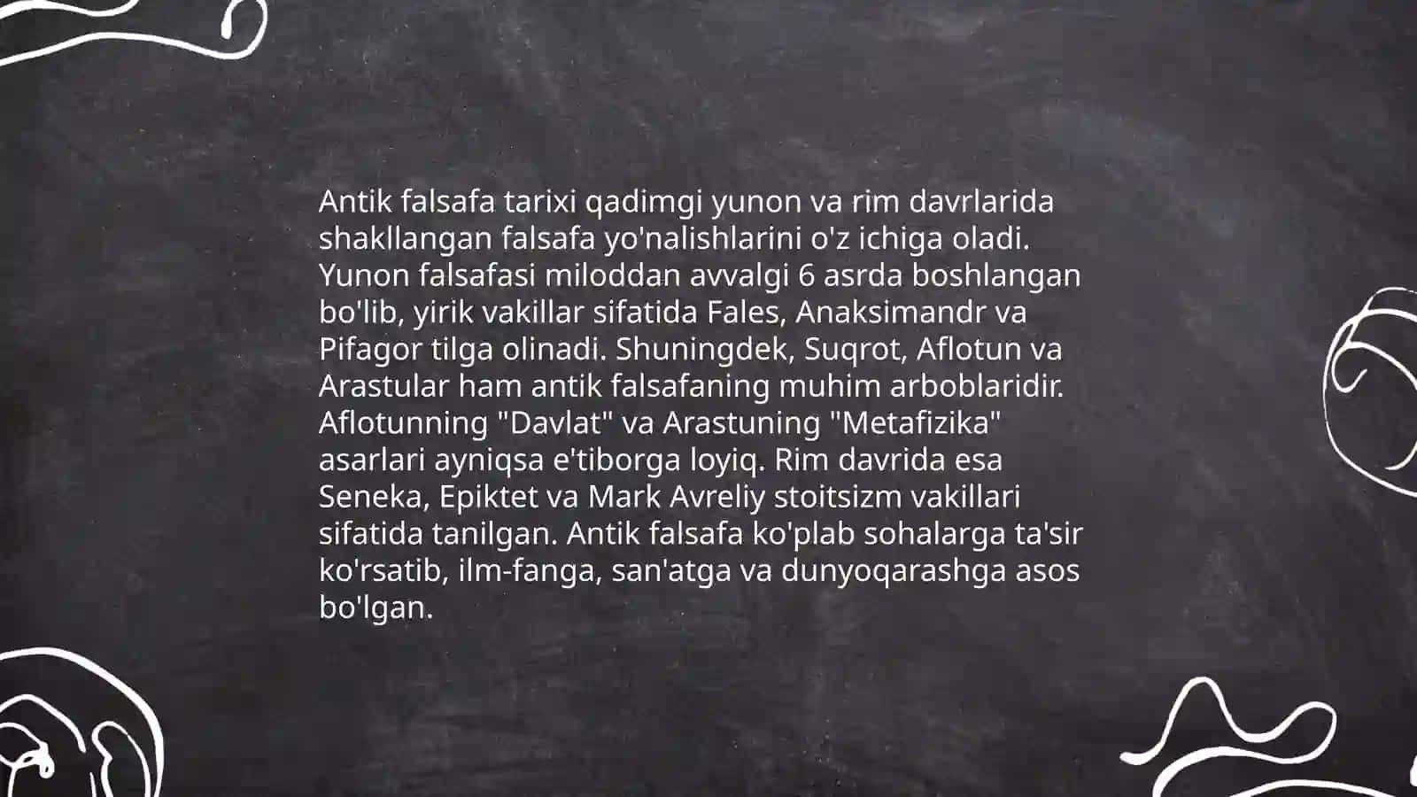 Jamiyat falsafasi 1-bosqich talabasi uchun 4