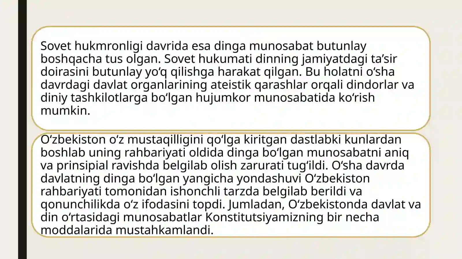 O`zbekistonda din va diniy tashkilotlar. 4