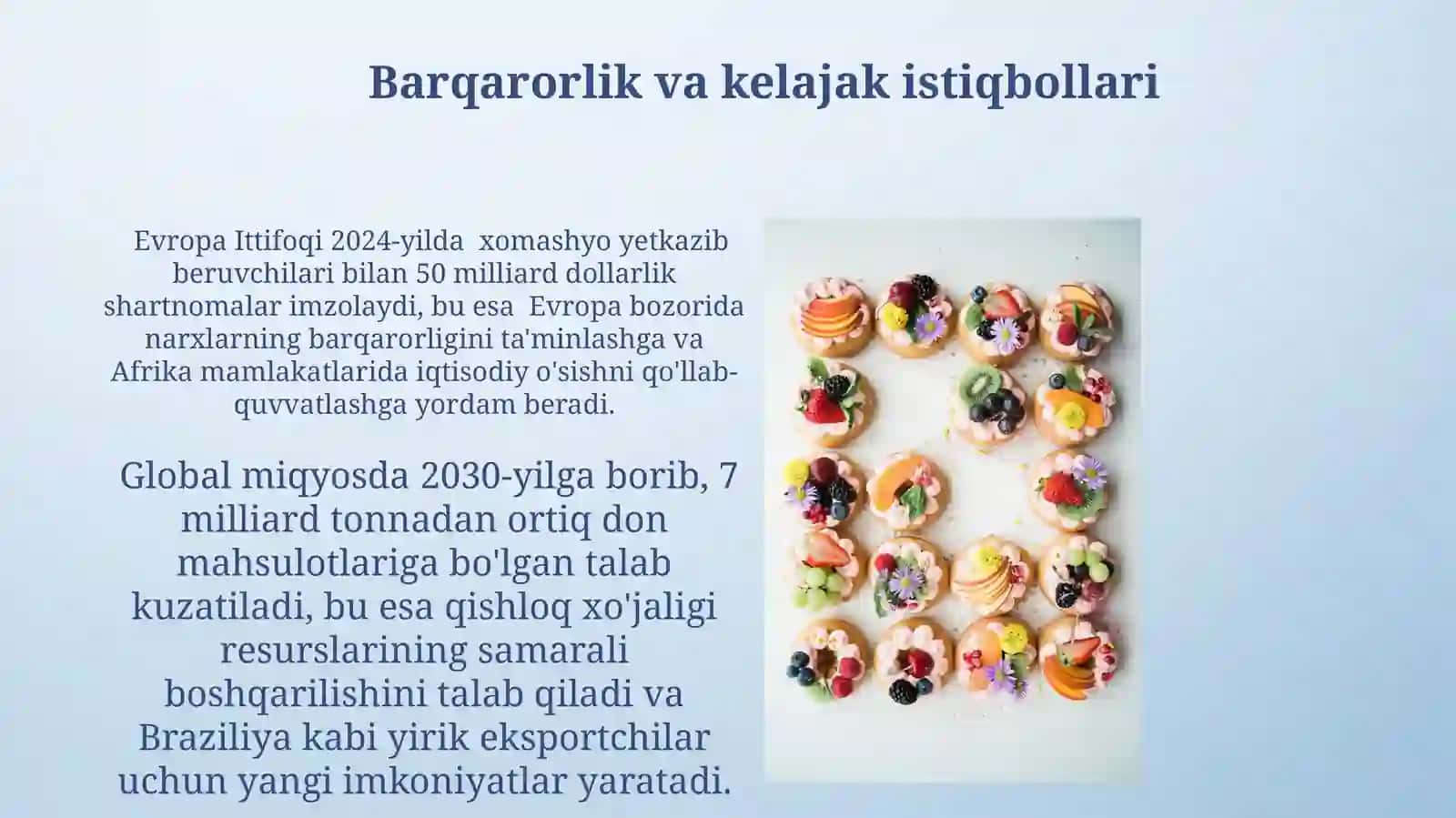 Jahon xomashyo va oziq-ovqat bozori 4