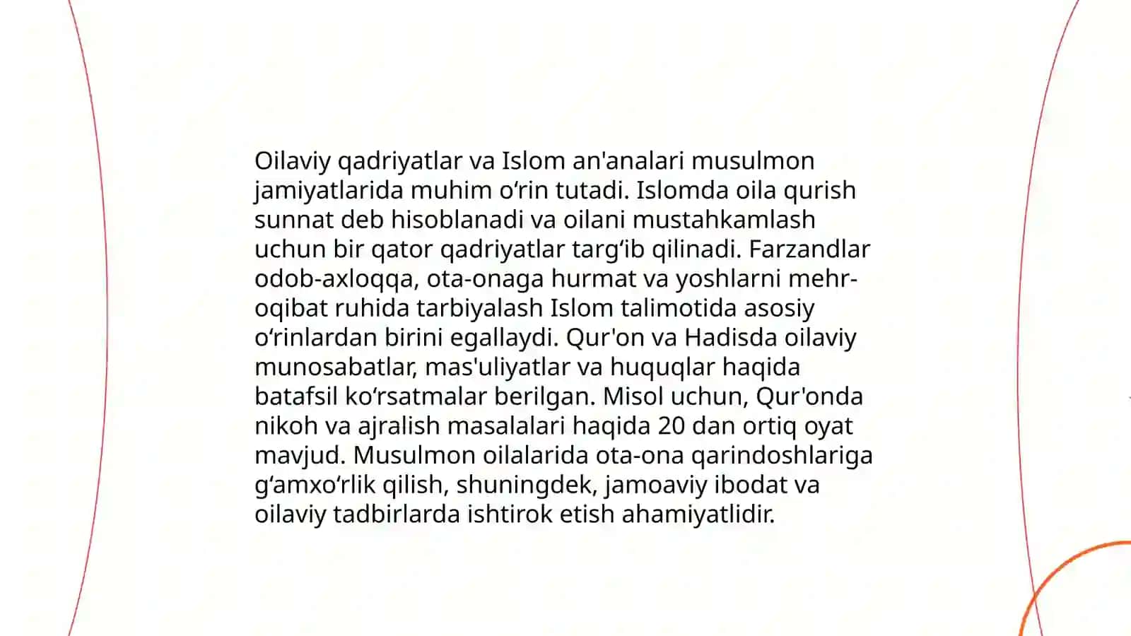 Islom qadryatlari va an'analarini amaliy ahamiyati 4
