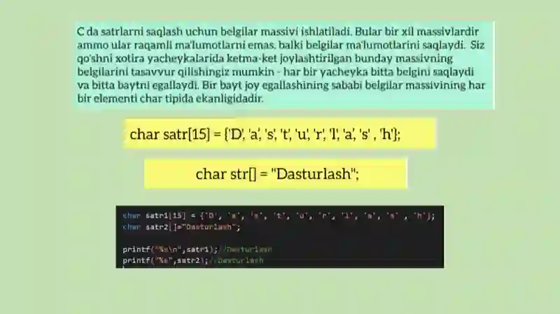 Satriy kattaliklar bilan ishlash 4