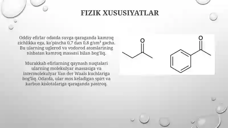Oddiy va murakkab efirlar 4
