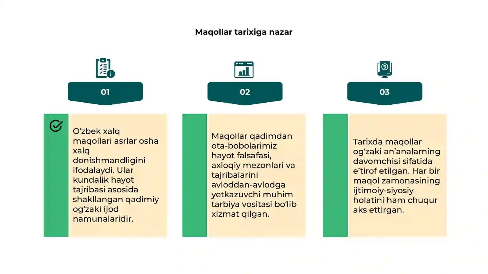 Oʻzbek xalq maqollari va namunalar 4