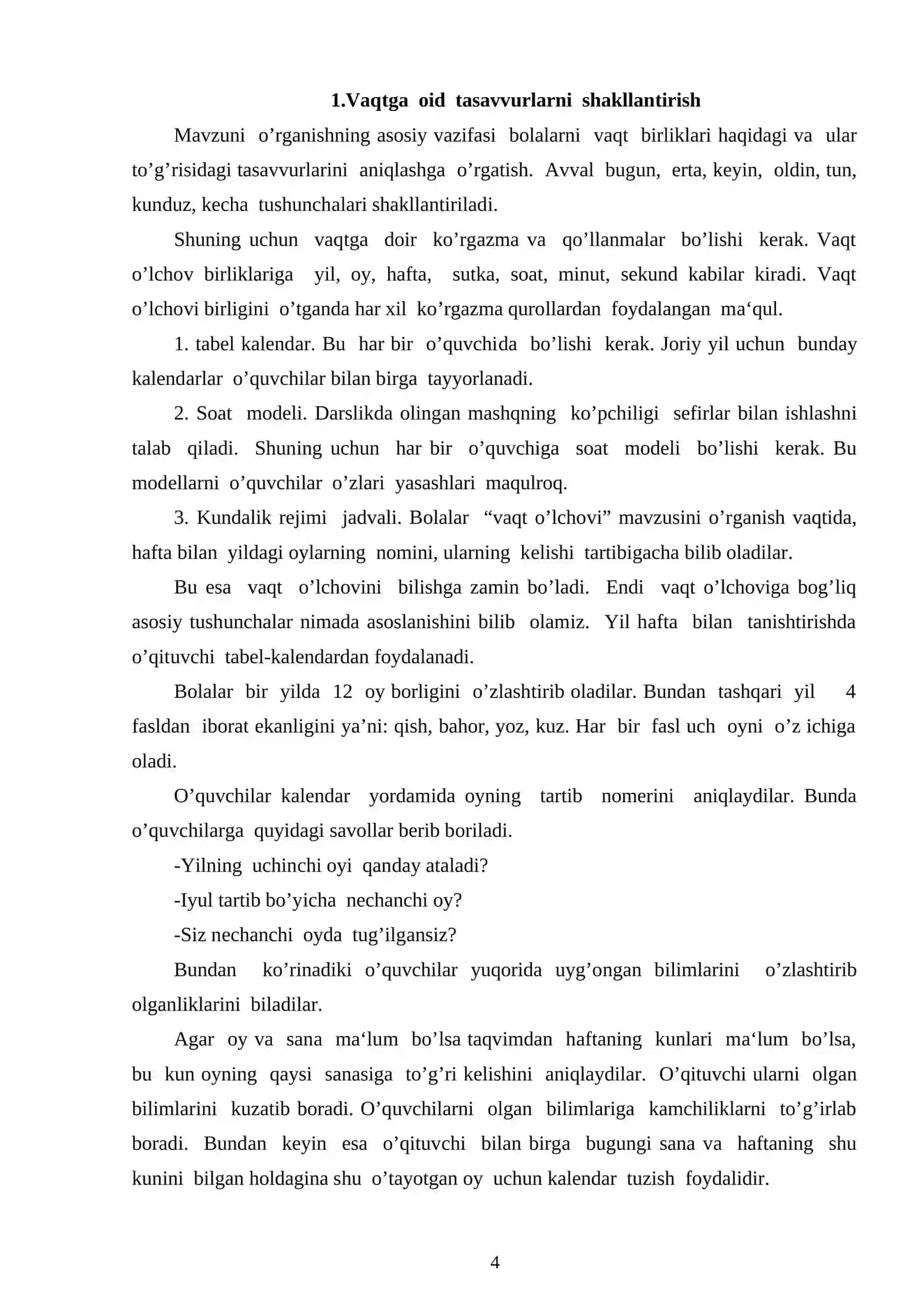 Boshlang’ich sinf matematika darslarida miqdorlarni o’rgatishda amaliy ishlarni tashkil etish metodlari 4