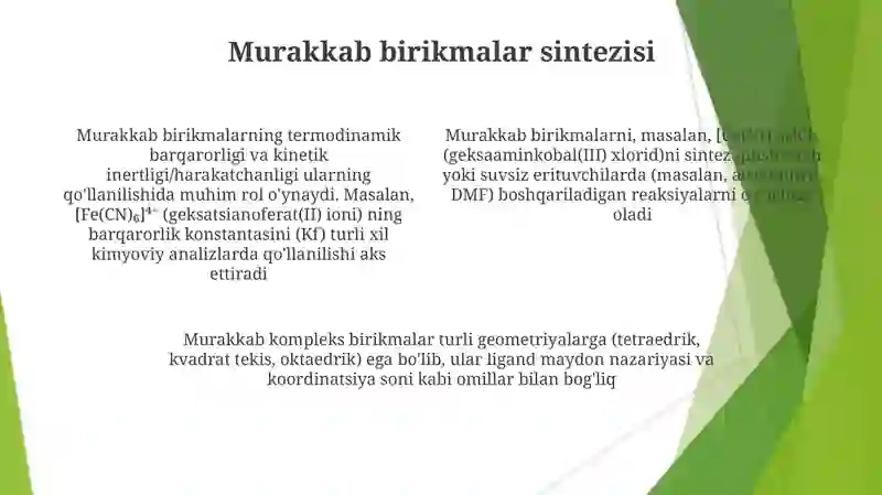 Xelat kompleks birikmalar 4