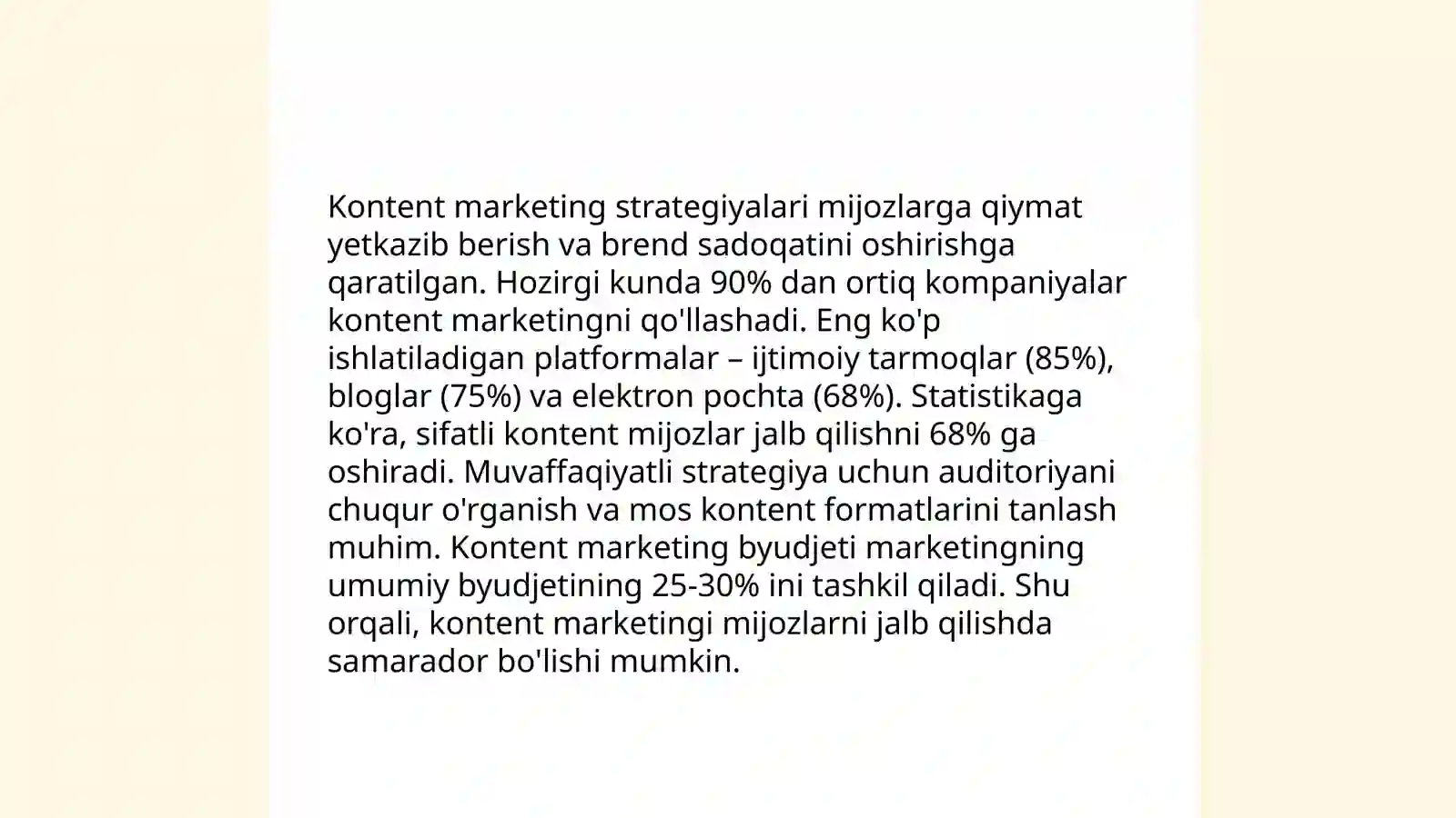 Marketing vazifalari 4